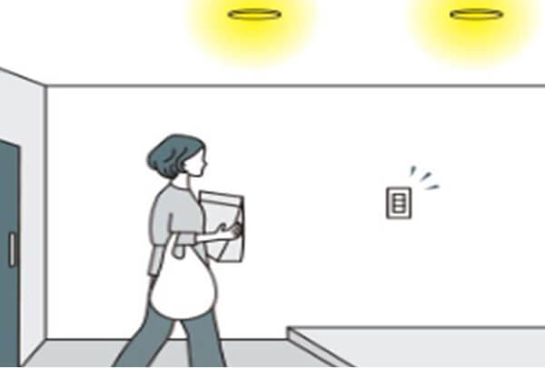 人感センサー付き玄関ホール照明（玄関ポーチ・ホール）