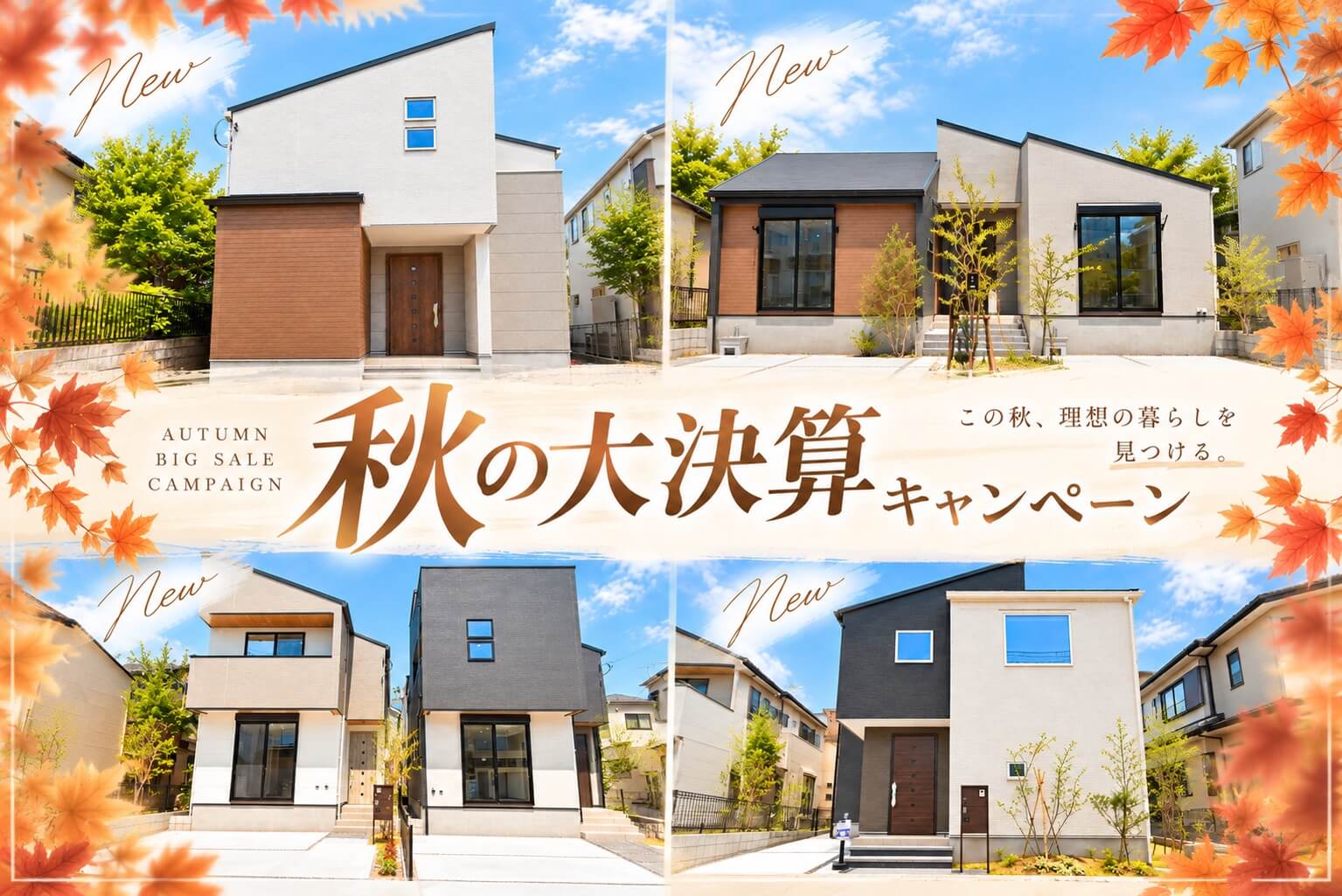 秋の大決算キャンペーン開催中！